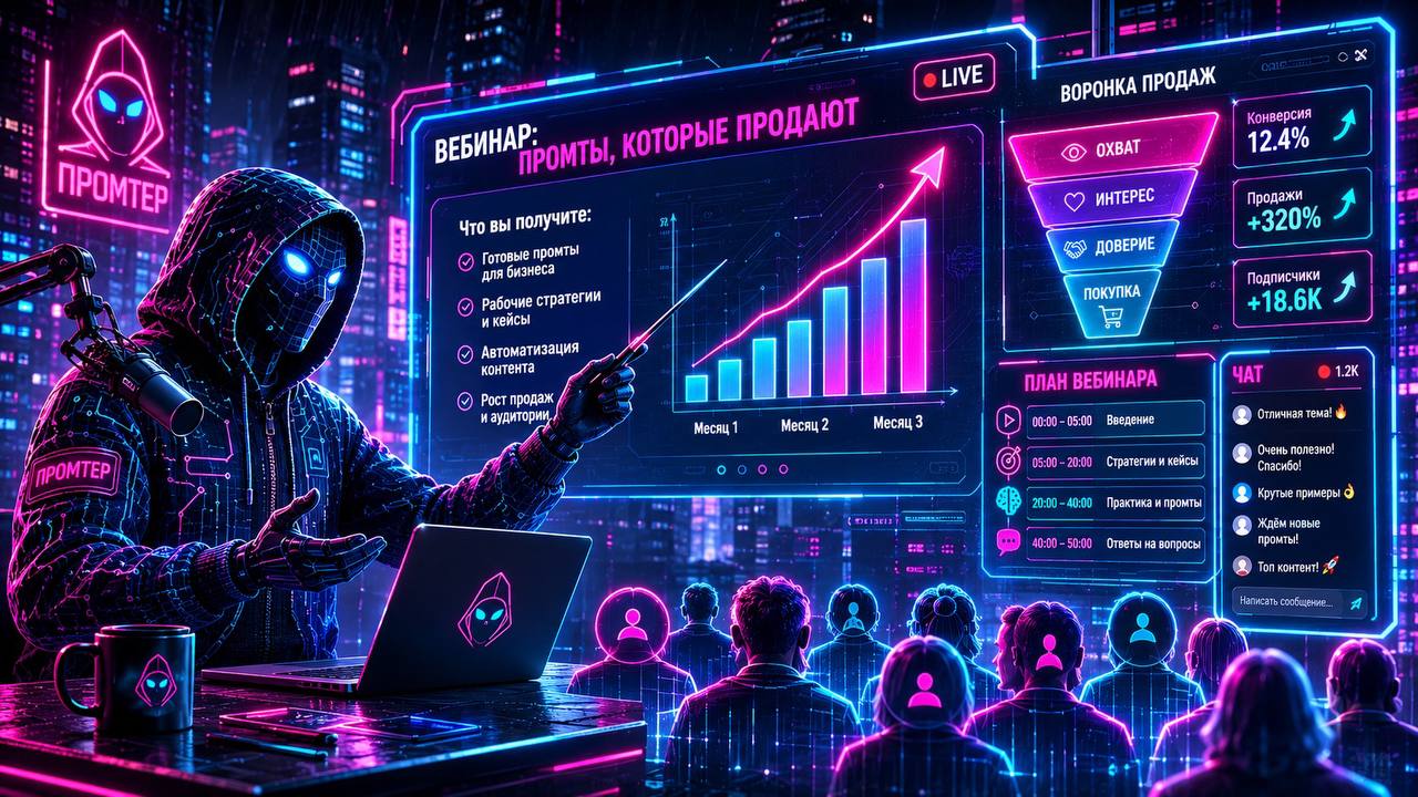Вебинар который не отпускает до финала