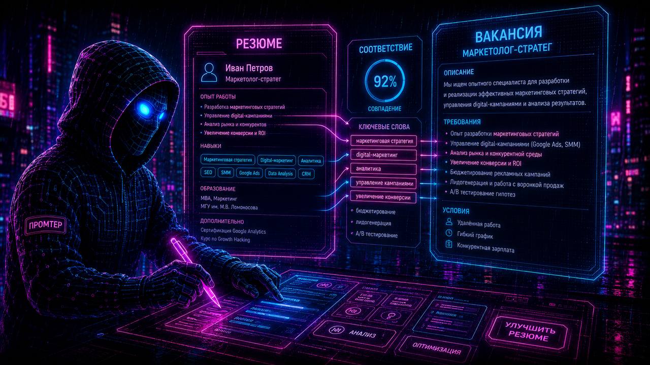 Резюме под конкретную вакансию, а не для всех