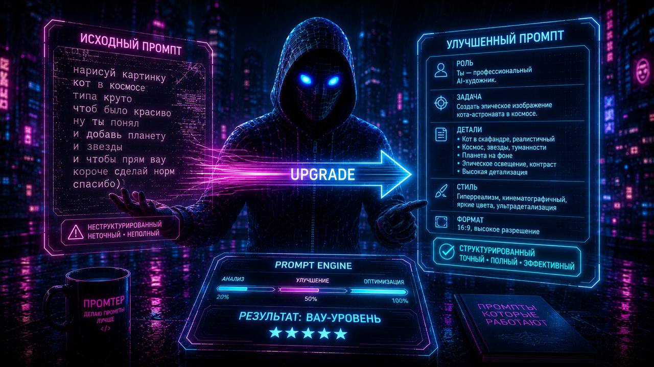 Промпт который улучшает твои промпты