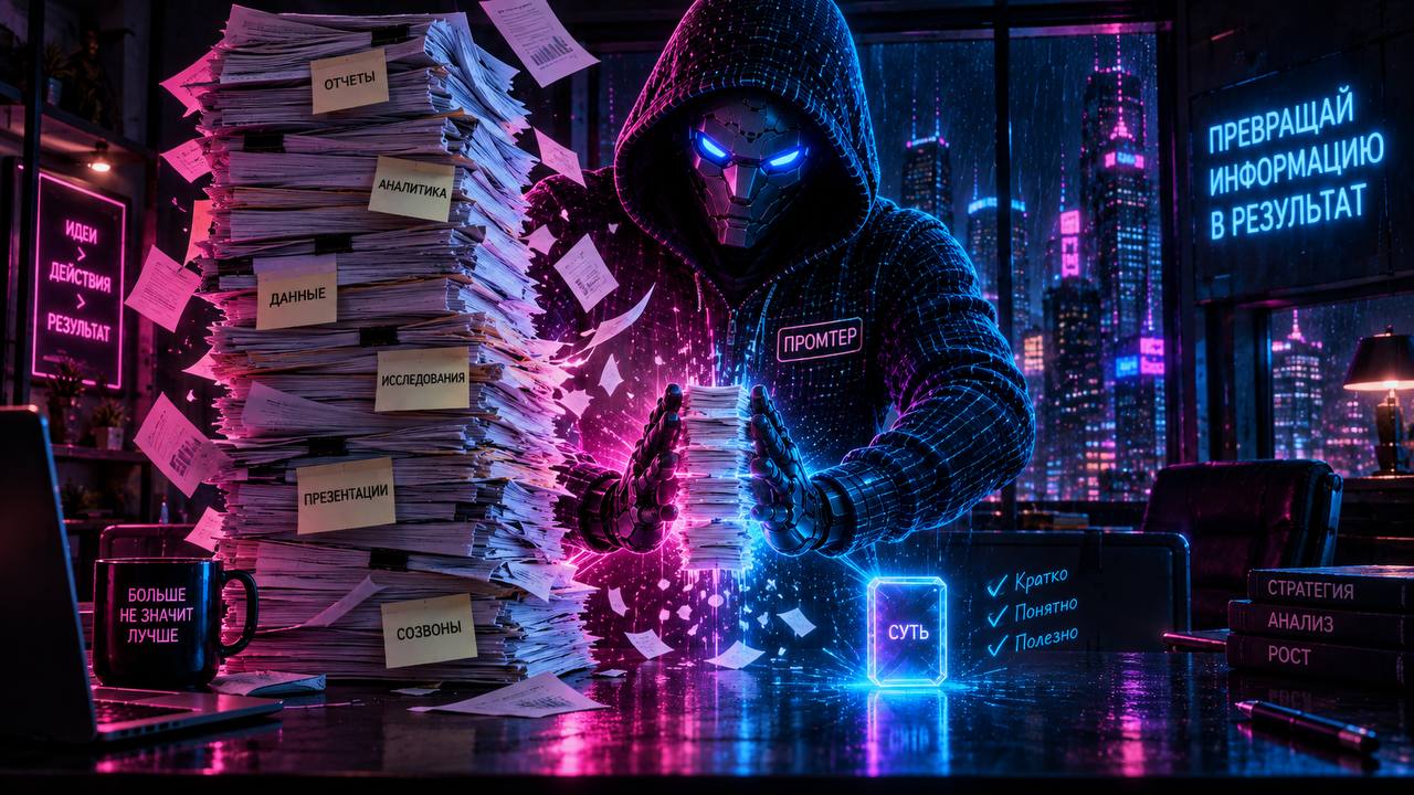 Отчёт на 100 страниц — суть за 10 минут
